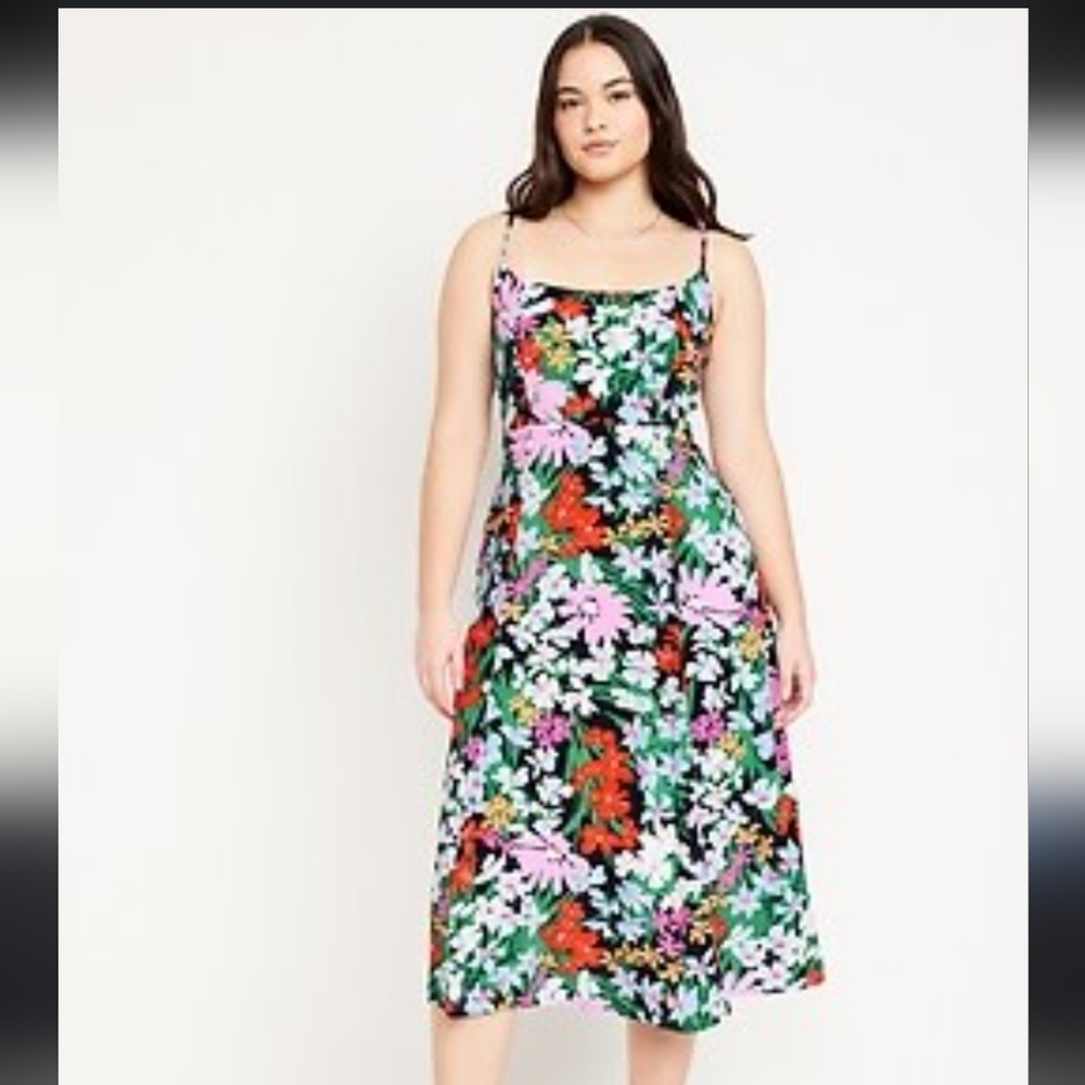 Old Navy Floral Swing Sundress Size Medium NWT - Picture 8 of 8